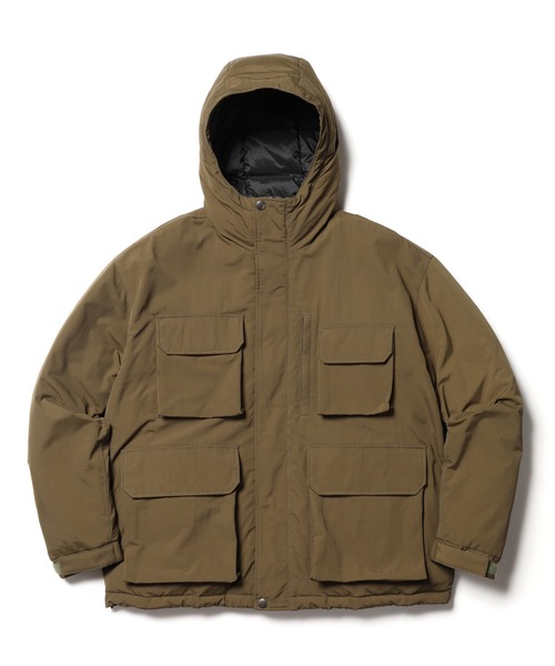 MR.OLIVE（ミスターオリーブ）の「MR.OLIVE ミスターオリーブ / WATER PROOF GROSGRAIN CLOTH / ACTIVITY DOWN JACKET ウォータープルーフ グログランクロス / アクティブ ダウンジャケット 撥水 防水 / M-023143（ダウンジャケット/コート・メンズ・ブラック/カーキ・SMALL/MEDIUM/LARGE）」の11枚目の写真