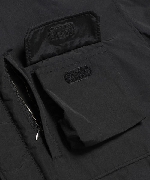 MR.OLIVE（ミスターオリーブ）の「MR.OLIVE ミスターオリーブ / WATER PROOF GROSGRAIN CLOTH / ACTIVITY DOWN JACKET ウォータープルーフ グログランクロス / アクティブ ダウンジャケット 撥水 防水 / M-023143（ダウンジャケット/コート・メンズ・ブラック/カーキ・SMALL/MEDIUM/LARGE）」の8枚目の写真