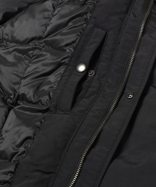 MR.OLIVE（ミスターオリーブ）の「MR.OLIVE ミスターオリーブ / WATER PROOF GROSGRAIN CLOTH / ACTIVITY DOWN JACKET ウォータープルーフ グログランクロス / アクティブ ダウンジャケット 撥水 防水 / M-023143（ダウンジャケット/コート・メンズ・ブラック/カーキ・SMALL/MEDIUM/LARGE）」の10枚目の写真