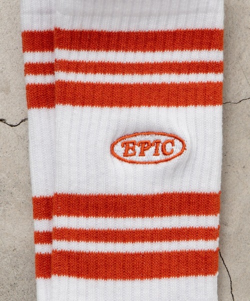 WEGO(ウィゴー)の「WEGO/EPICロゴラインソックス(ソックス/靴下・レディース・ホワイト/ブラック/レッド/グリーン/ブルー/オレンジ・23-25cm)」の14枚目の写真