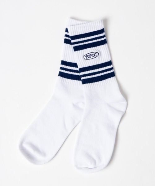 WEGO(ウィゴー)の「WEGO/EPICロゴラインソックス(ソックス/靴下・レディース・ホワイト/ブラック/レッド/グリーン/ブルー/オレンジ・23-25cm)」の18枚目の写真