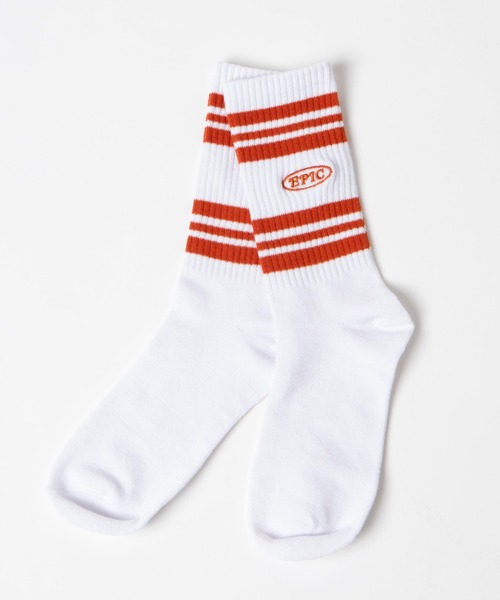 WEGO(ウィゴー)の「WEGO/EPICロゴラインソックス(ソックス/靴下・レディース・ホワイト/ブラック/レッド/グリーン/ブルー/オレンジ・23-25cm)」の20枚目の写真