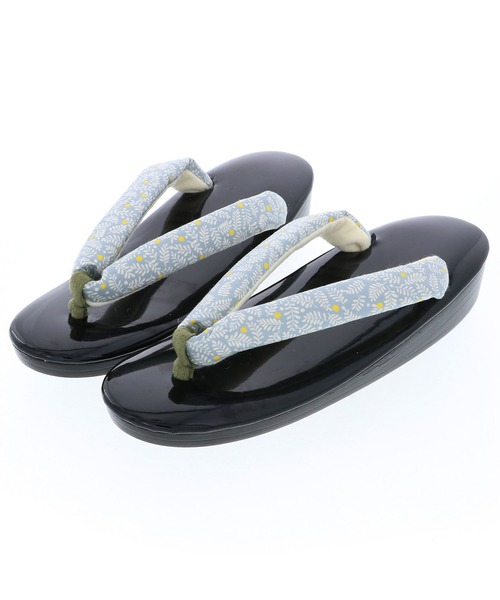 kimonomachi（キモノマチ）の「レディース 草履 単品 日本製 KIMONOMACHI オリジナル（和装小物・レディース・ワインレッド/ブラウン/ブラック/ブルーグレー/ダークブラック/ミント・M/L/LL）」の4枚目の写真