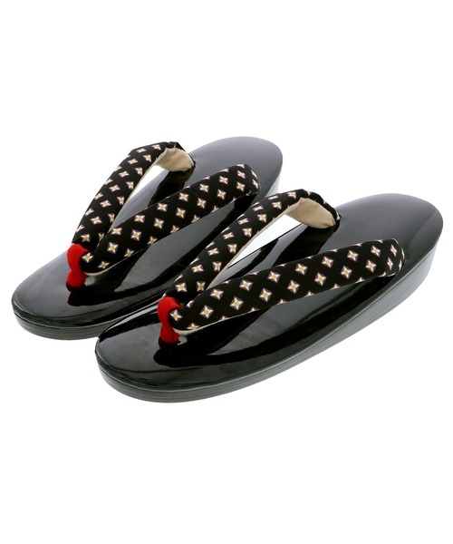 kimonomachi（キモノマチ）の「レディース 草履 単品 日本製 KIMONOMACHI オリジナル（和装小物・レディース・ワインレッド/ブラウン/ブラック/ブルーグレー/ダークブラック/ミント・M/L/LL）」の2枚目の写真