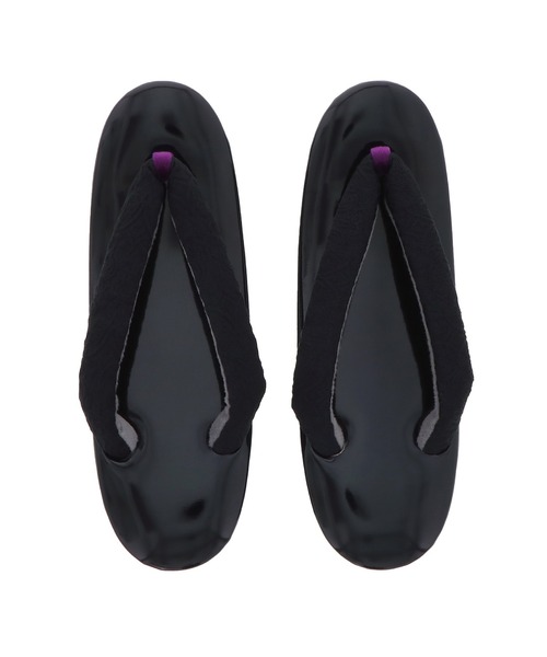 kimonomachi（キモノマチ）の「レディース 草履 単品 日本製 KIMONOMACHI オリジナル（和装小物・レディース・ワインレッド/ブラウン/ブラック/ブルーグレー/ダークブラック/ミント・M/L/LL）」の12枚目の写真