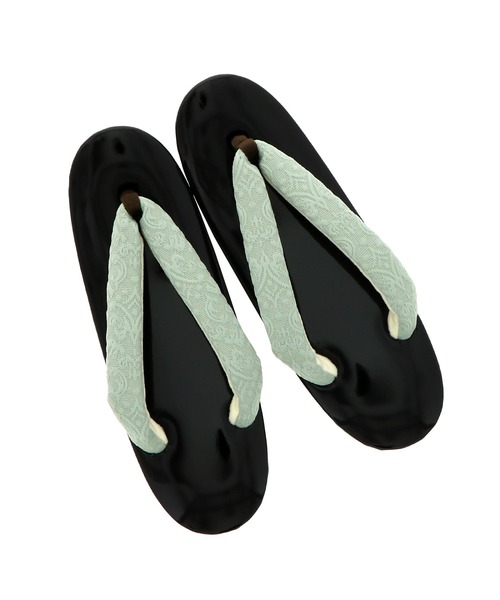 kimonomachi（キモノマチ）の「レディース 草履 単品 日本製 KIMONOMACHI オリジナル（和装小物・レディース・ワインレッド/ブラウン/ブラック/ブルーグレー/ダークブラック/ミント・M/L/LL）」の14枚目の写真