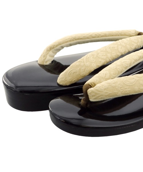 kimonomachi（キモノマチ）の「レディース 草履 単品 日本製 KIMONOMACHI オリジナル（和装小物・レディース・ワインレッド/ブラウン/ブラック/ブルーグレー/ダークブラック/ミント・M/L/LL）」の19枚目の写真