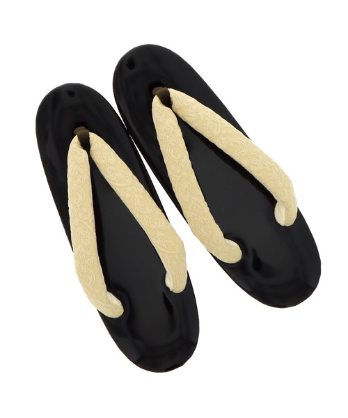 kimonomachi（キモノマチ）の「レディース 草履 単品 日本製 KIMONOMACHI オリジナル（和装小物・レディース・ワインレッド/ブラウン/ブラック/ブルーグレー/ダークブラック/ミント・M/L/LL）」の18枚目の写真