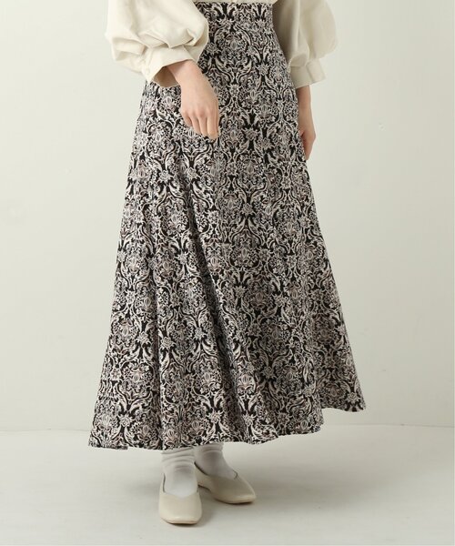 RAY CASSIN（レイカズン）の「ダマスクバックレースアップスカート（スカート・レディース・ブラック/キナリ/ブルー・FREE）」の14枚目の写真