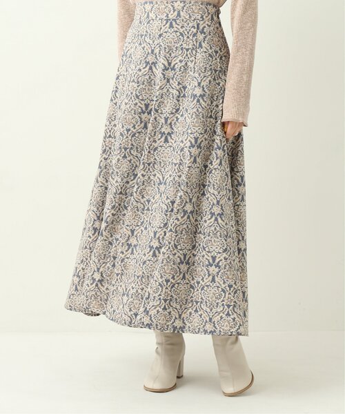 RAY CASSIN（レイカズン）の「ダマスクバックレースアップスカート（スカート・レディース・ブラック/キナリ/ブルー・FREE）」の18枚目の写真