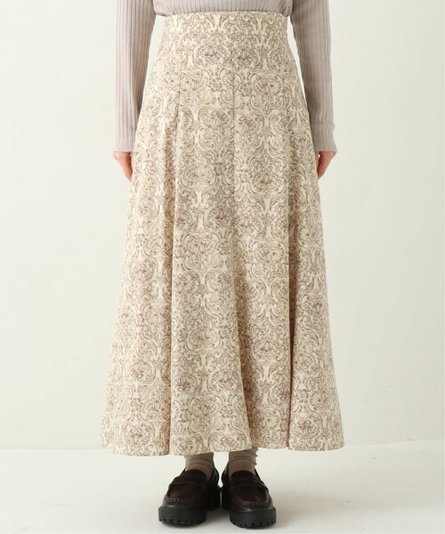 RAY CASSIN（レイカズン）の「ダマスクバックレースアップスカート（スカート・レディース・ブラック/キナリ/ブルー・FREE）」の7枚目の写真