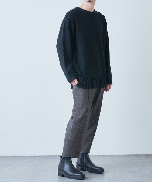 Lui's(ルイス)の「フリンジニット(ニット/セーター・メンズ・ホワイト/グリーン/ブラック・SMALL/MEDIUM)」の17枚目の写真