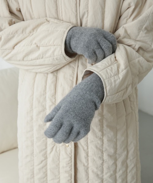 URBAN RESEARCH DOORS（アーバンリサーチドアーズ）の「ハミルトングローブ（手袋・レディース・グレー/モカ・ONE）」の7枚目の写真