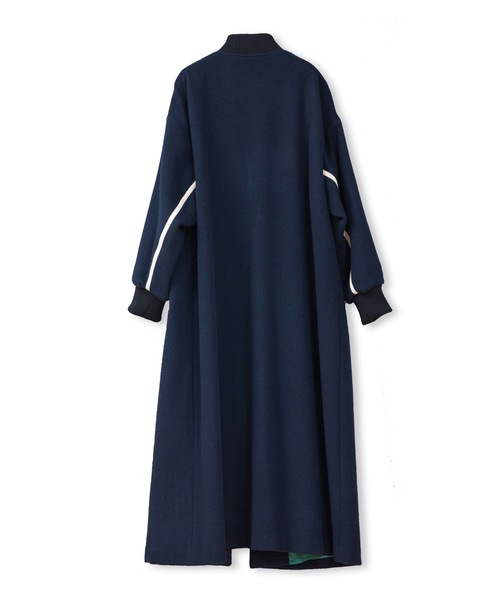 La SRIC（ラスリック）の「La SRIC / リブカラーロングCT（その他アウター・レディース・ネイビー/モカ・38）」の15枚目の写真