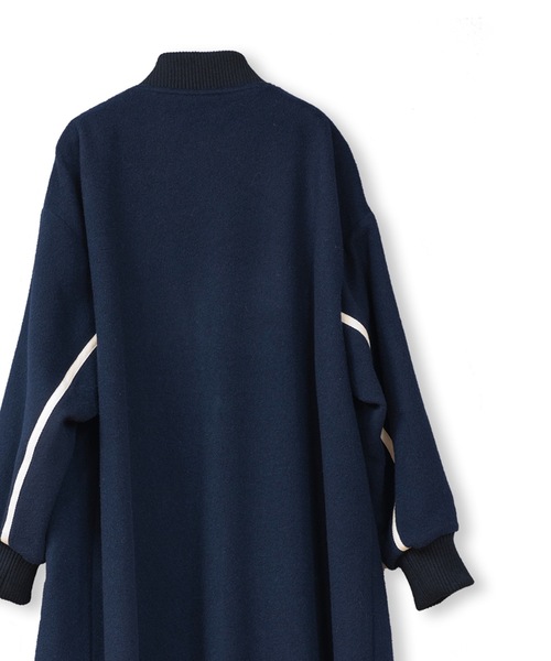 La SRIC（ラスリック）の「La SRIC / リブカラーロングCT（その他アウター・レディース・ネイビー/モカ・38）」の17枚目の写真