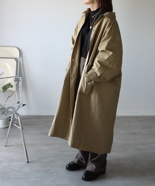 COURO(コウロ)の「ハイネックセンターシームオーバーニット(ニット/セーター・レディース・ブラック/モカ/オフホワイト・FREE)」の8枚目の写真