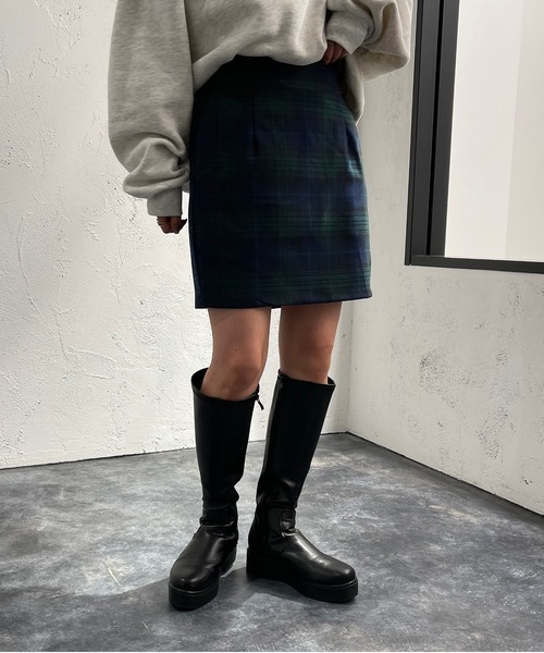 apres jour mignon(アプレジュールミニョン)の「アソートミニスカート【ZOZOTOWN限定アイテム】(スカート・レディース・その他/グリーン系その他/ブラック系その他/ブラック・X-LARGE/フリー)」の6枚目の写真