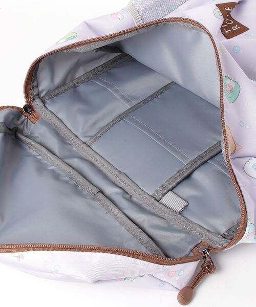 atmos pink（アトモスピンク）の「すみっコぐらし / JUNIOR BOX DAY PACK with PC CASE ジュニアボックス デイパック PCケース（バックパック/リュック・キッズ・ホワイト/パープル/ピンク/ライム/ラベンダー/ブルー・FREE）」の9枚目の写真