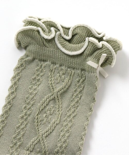 BREEZE（ブリーズ）の「Girl'sメロウソックス（ソックス/靴下・キッズ・ミント/オレンジ/グレー/オフホワイト・15 /21/18）」の6枚目の写真