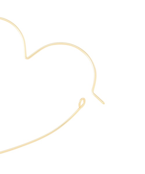 ADAM ET ROPE'(アダムエロペ)の「【LES BIJOUX】ラインハートピアス(ピアス(両耳用)・レディース・ゴールド/シルバー・FREE)」の7枚目の写真