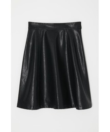 MOUSSY | F／LEATHER MINI A LINE スカート(スカート)
