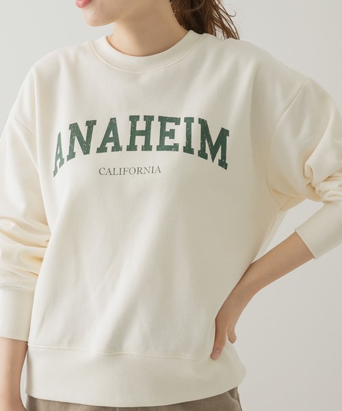 URBAN RESEARCH Sonny Label（アーバンリサーチサニーレーベル）の「裏起毛USED LIKEプリントスウェット（スウェット・レディース・ネイビー/オフホワイト/ベージュ系その他・FREE）」の21枚目の写真