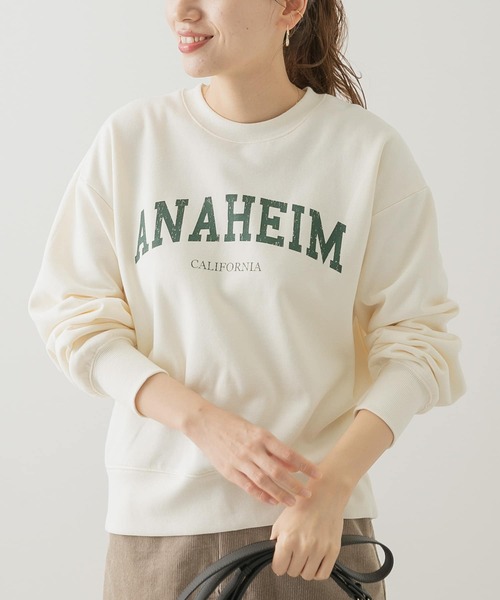 URBAN RESEARCH Sonny Label（アーバンリサーチサニーレーベル）の「裏起毛USED LIKEプリントスウェット（スウェット・レディース・ネイビー/オフホワイト/ベージュ系その他・FREE）」の15枚目の写真