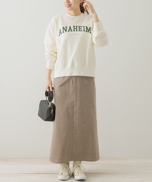 URBAN RESEARCH Sonny Label（アーバンリサーチサニーレーベル）の「裏起毛USED LIKEプリントスウェット（スウェット・レディース・ネイビー/オフホワイト/ベージュ系その他・FREE）」の12枚目の写真