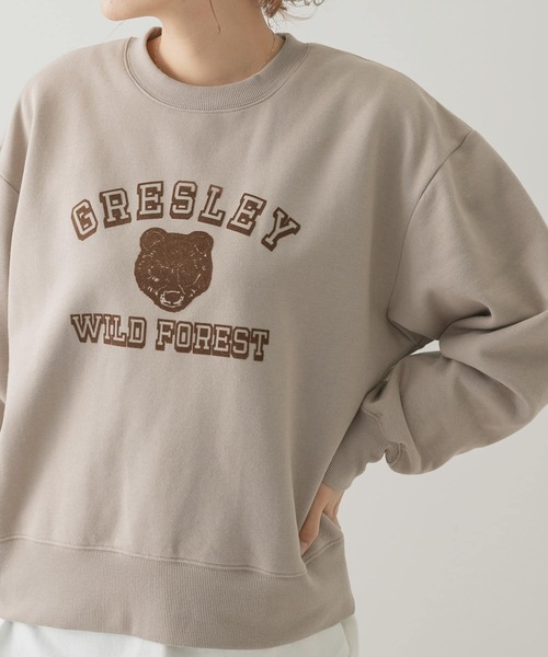 URBAN RESEARCH Sonny Label（アーバンリサーチサニーレーベル）の「裏起毛USED LIKEプリントスウェット（スウェット・レディース・ネイビー/オフホワイト/ベージュ系その他・FREE）」の18枚目の写真