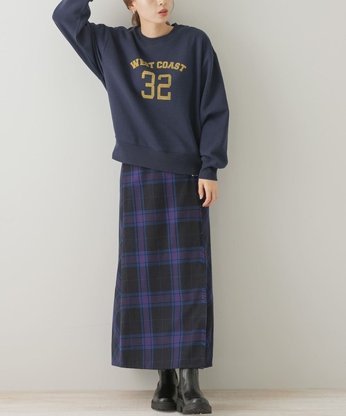 URBAN RESEARCH Sonny Label（アーバンリサーチサニーレーベル）の「裏起毛USED LIKEプリントスウェット（スウェット・レディース・ネイビー/オフホワイト/ベージュ系その他・FREE）」の19枚目の写真