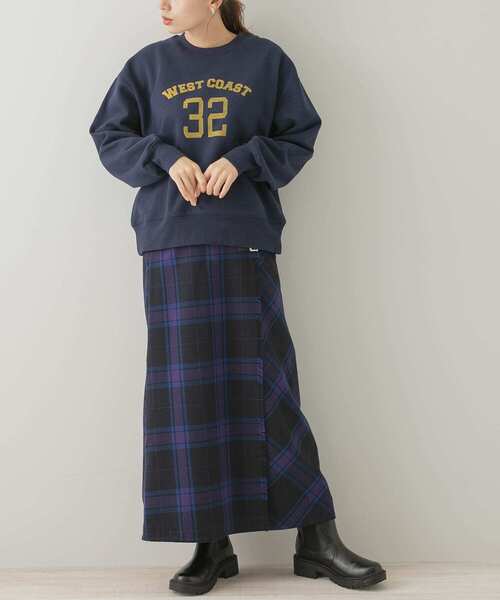 URBAN RESEARCH Sonny Label（アーバンリサーチサニーレーベル）の「裏起毛USED LIKEプリントスウェット（スウェット・レディース・ネイビー/オフホワイト/ベージュ系その他・FREE）」の10枚目の写真