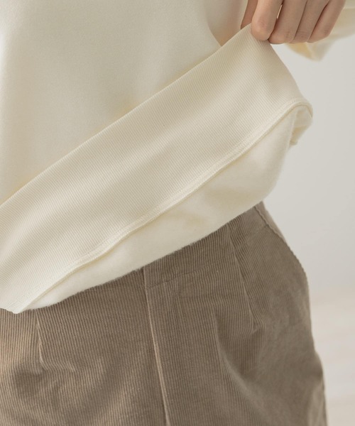 URBAN RESEARCH Sonny Label（アーバンリサーチサニーレーベル）の「裏起毛USED LIKEプリントスウェット（スウェット・レディース・ネイビー/オフホワイト/ベージュ系その他・FREE）」の6枚目の写真