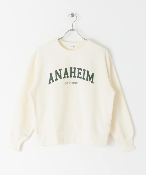 URBAN RESEARCH Sonny Label（アーバンリサーチサニーレーベル）の「裏起毛USED LIKEプリントスウェット（スウェット・レディース・ネイビー/オフホワイト/ベージュ系その他・FREE）」の14枚目の写真