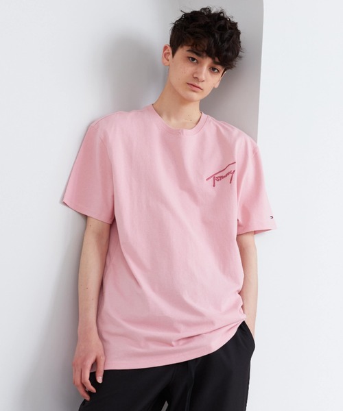 tommy jeans（トミー ジーンズ）の「シグネチャーロゴTシャツ（T
