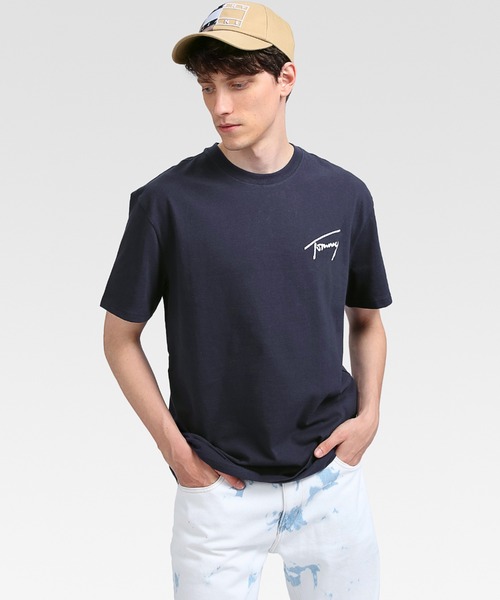 tommy jeans（トミー ジーンズ）の「シグネチャーロゴTシャツ（T