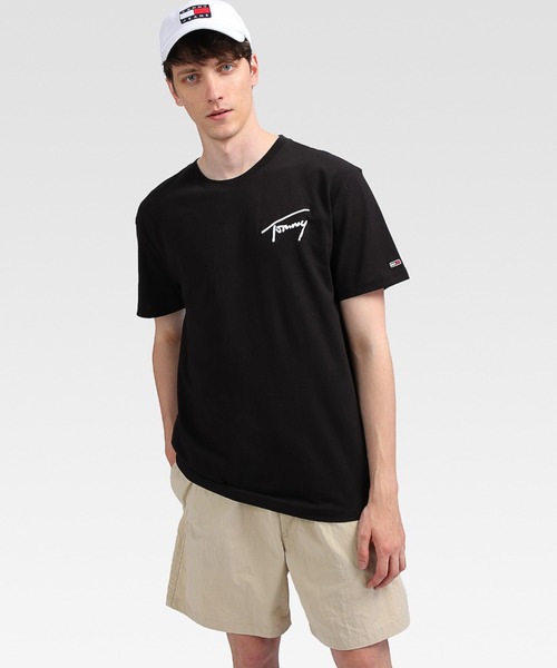 tommy jeans（トミー ジーンズ）の「シグネチャーロゴTシャツ（T
