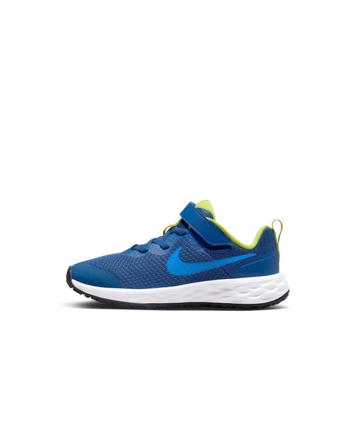 NIKE(ナイキ)の「ナイキ レボリューション 6 キッズシューズ / Nike Revolution 6 Little Kids' Shoes(スニーカー・キッズ・ブラック/ブルー系その他/レッド/ホワイト/ブルー系その他2/アイボリー・20.5/20/16.5/17.5/17/18.5/18/19.5/19/21.5/21/22)」の5枚目の写真