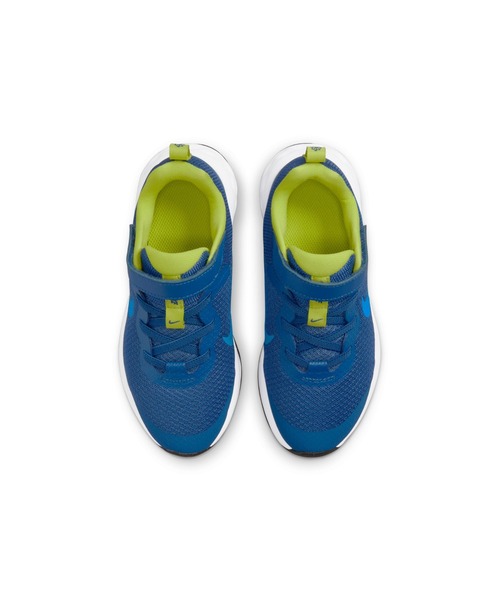 NIKE(ナイキ)の「ナイキ レボリューション 6 キッズシューズ / Nike Revolution 6 Little Kids' Shoes(スニーカー・キッズ・ブラック/ブルー系その他/レッド/ホワイト/ブルー系その他2/アイボリー・20.5/20/16.5/17.5/17/18.5/18/19.5/19/21.5/21/22)」の9枚目の写真