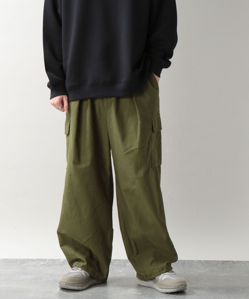 RAGEBLUE(レイジブルー)の「ミリタリールーズワイドカーゴパンツ(カーゴパンツ・メンズ・ホワイト/ブラック/オリーブ・MEDIUM/LARGE)」の13枚目の写真