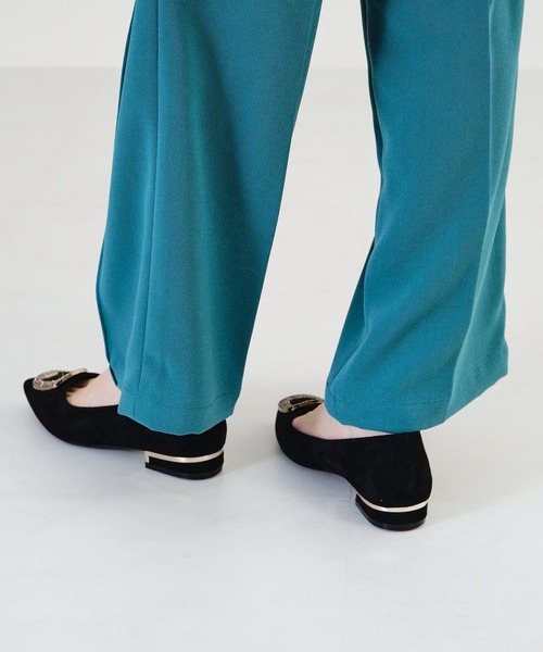 ORiental TRaffic（オリエンタルトラフィック）の「WEB限定■ビジューバックルモチーフパンプス/25102（パンプス・レディース・ブラック/ベージュ・40/38/39/41/42/43/35/36/37/34/33）」の18枚目の写真