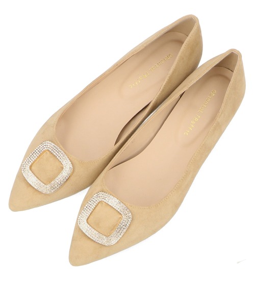 ORiental TRaffic（オリエンタルトラフィック）の「WEB限定■ビジューバックルモチーフパンプス/25102（パンプス・レディース・ブラック/ベージュ・40/38/39/41/42/43/35/36/37/34/33）」の14枚目の写真