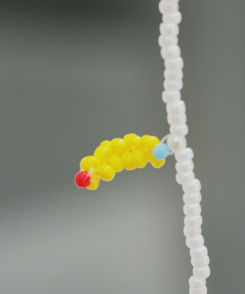 Ein（アイン）の「Ein/フルーツ・フラワービーズマスクチェーン（ネックレス・レディース・ピンク/イエロー系その他/ピンク系その他/レッド系その他/イエロー系その他2/レッド系その他2・FREE）」の8枚目の写真