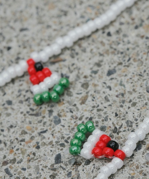 Ein（アイン）の「Ein/フルーツ・フラワービーズマスクチェーン（ネックレス・レディース・ピンク/イエロー系その他/ピンク系その他/レッド系その他/イエロー系その他2/レッド系その他2・FREE）」の9枚目の写真