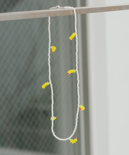 Ein（アイン）の「Ein/フルーツ・フラワービーズマスクチェーン（ネックレス・レディース・ピンク/イエロー系その他/ピンク系その他/レッド系その他/イエロー系その他2/レッド系その他2・FREE）」の11枚目の写真