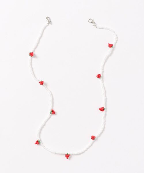 Ein（アイン）の「Ein/フルーツ・フラワービーズマスクチェーン（ネックレス・レディース・ピンク/イエロー系その他/ピンク系その他/レッド系その他/イエロー系その他2/レッド系その他2・FREE）」の18枚目の写真