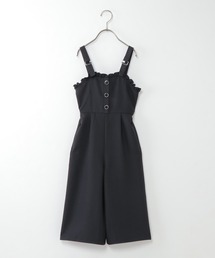 ikka | 胸フリルオールインワン(120~160cm)(つなぎ/オールインワン)