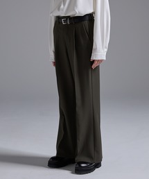 Loose/ルース（ルース）の「ドレープ ワイドフレアスラックス【セットアップ対応】（スラックス）」