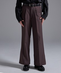 Loose/ルース（ルース）の「ドレープ ワイドフレアスラックス【セットアップ対応】（スラックス）」