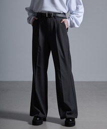 Loose/ルース（ルース）の「ドレープ ワイドフレアスラックス【セットアップ対応】（スラックス）」