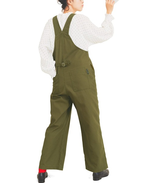 Live in comfort（リブインコンフォート）の「リブ　イン　コンフォート　きれいめカジュアルに仕立てた　大人コットンサロペット（サロペット/オーバーオール・レディース・カーキ/アイボリー/ブラック・MEDIUM/LARGE/X-LARGE/XX-LARGE/SMALL/XXX-LARGE）」の19枚目の写真